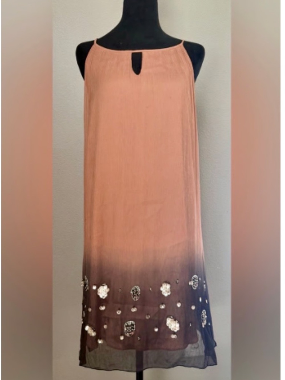 Ombre Tie-Waist Midi Dress - Picture 2 of 13